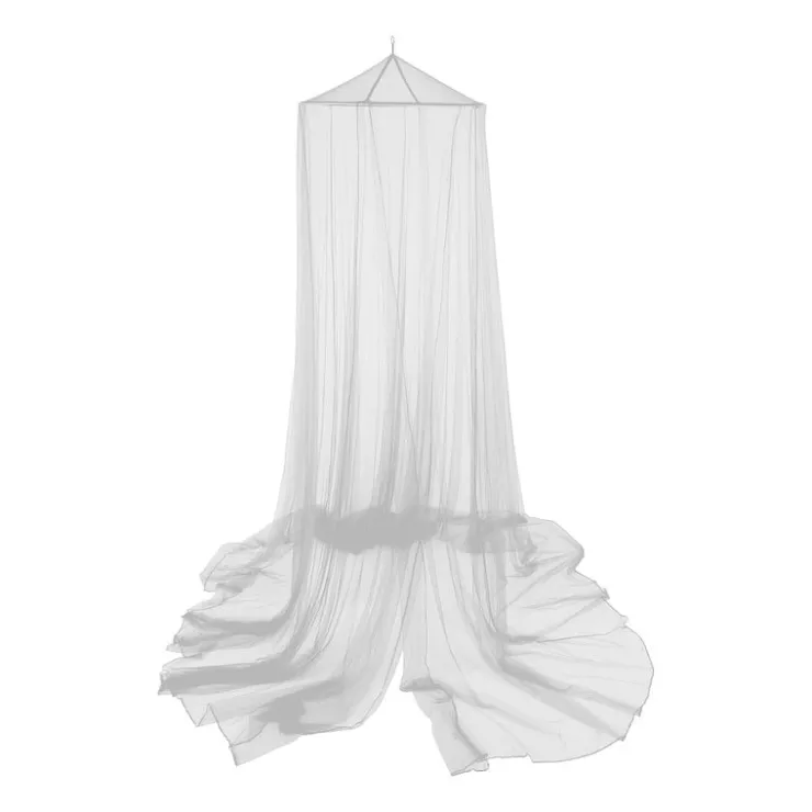 Xenos Klamboe met ring - 1-persoon - wit - ⌀60x230x650 cm- Klamboes