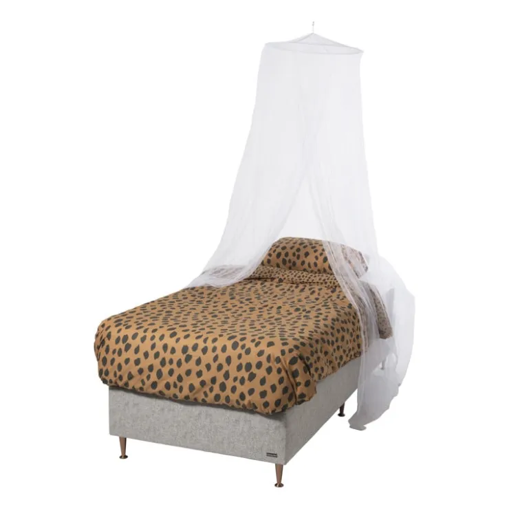 Xenos Klamboe met ring - 1-persoon - wit - ⌀60x230x650 cm- Klamboes