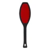 Xenos Kledingborstel - zwart/rood - 26x6x2 cm- Kledinghangers