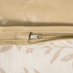 Xenos Kledinghoes leafs - bruin/beige - 90x60x15 cm- Kledingrekken