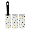 Xenos Kledingroller - zwart/wit - 3 rollers- Kledinghangers