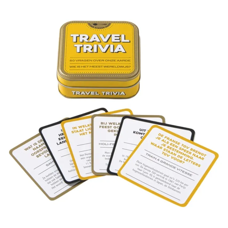 Xenos Kletskaarten - travel & trivia- Spellen|Kerstcadeaus