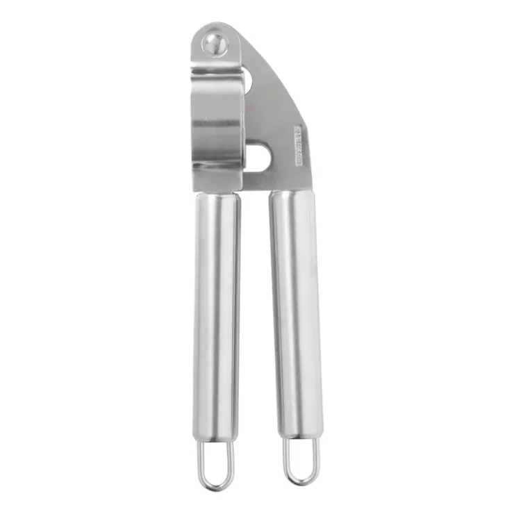 Xenos Knoflookpers London - zilverkleurig - 19 cm- Keukengerei