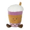 Xenos Knuffel boba tea - multikleur - 14x20 cm- Knuffels