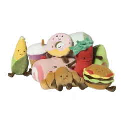 Xenos Knuffel boba tea - multikleur - 14x20 cm- Knuffels