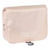 Xenos Koffer/tas organizer met haak - roze - 24.5x18.5x8.5 cm- Koffer Organizers