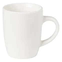 Xenos Koffie mok wit - porselein - 200 ml- Mokken