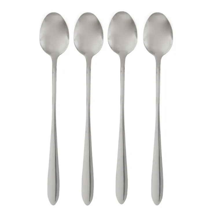 Xenos Koffielepels - lang - set van 4- Lepels