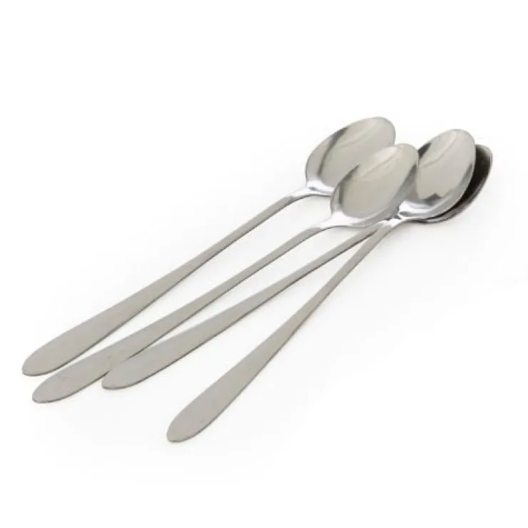 Xenos Koffielepels - lang - set van 4- Lepels