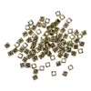 Xenos Kralen met letters - goud - set van 100- Knutselspullen