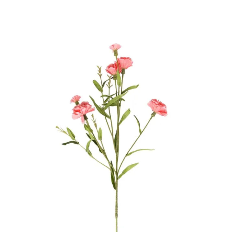 Xenos Kunstbloem anjer - roze - 70 cm- Kunstbloemen