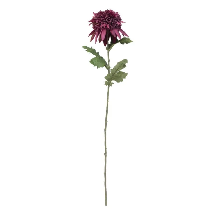 Xenos Kunstbloem chrysant groot - paars - 73 cm- Kunstbloemen