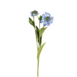 Xenos Kunstbloem cosmea - blauw - 57 cm- Kunstbloemen
