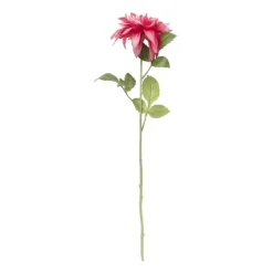 Xenos Kunstbloem dahlia - fuchsia - 75 cm- Kunstbloemen