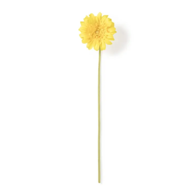 Xenos Kunstbloem gerbera - geel - 60 cm- Kunstbloemen