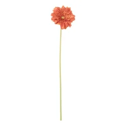 Xenos Kunstbloem gerbera - oranje - 60 cm- Kunstbloemen