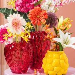 Xenos Kunstbloem gerbera - oranje - 60 cm- Kunstbloemen