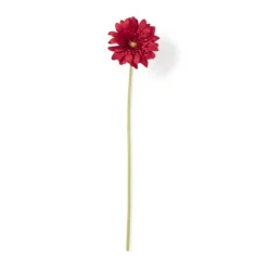 Xenos Kunstbloem gerbera - rood - 60 cm- Kunstbloemen
