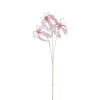 Xenos Kunstbloem gloriosa - goudkleurig/roze - 60 cm- Kunstbloemen