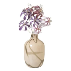 Xenos Kunstbloem gloriosa - goudkleurig/roze - 60 cm- Kunstbloemen