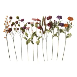 Xenos Kunstbloem hortensia - oranje - 62 cm- Kunstbloemen