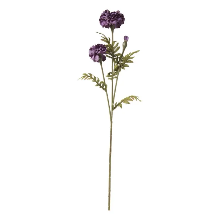 Xenos Kunstbloem hortensia - paars - 62 cm- Kunstbloemen