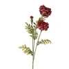 Xenos Kunstbloem hortensia - rood - 62 cm- Kunstbloemen