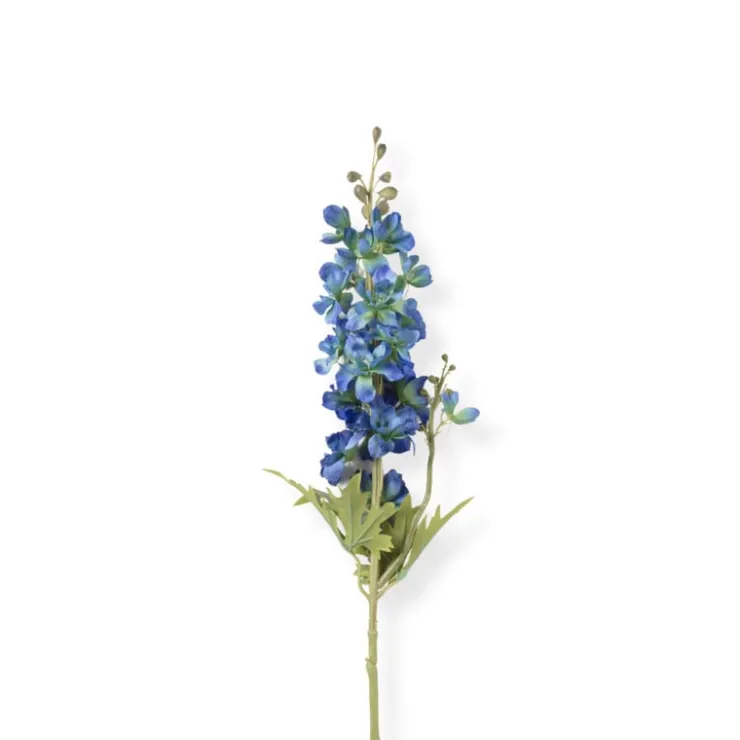 Xenos Kunstbloem ridderspoor - blauw - 85 cm- Kunstbloemen