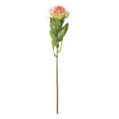 Xenos Kunstbloem speldenkussen - oranje - 48 cm- Kunstbloemen
