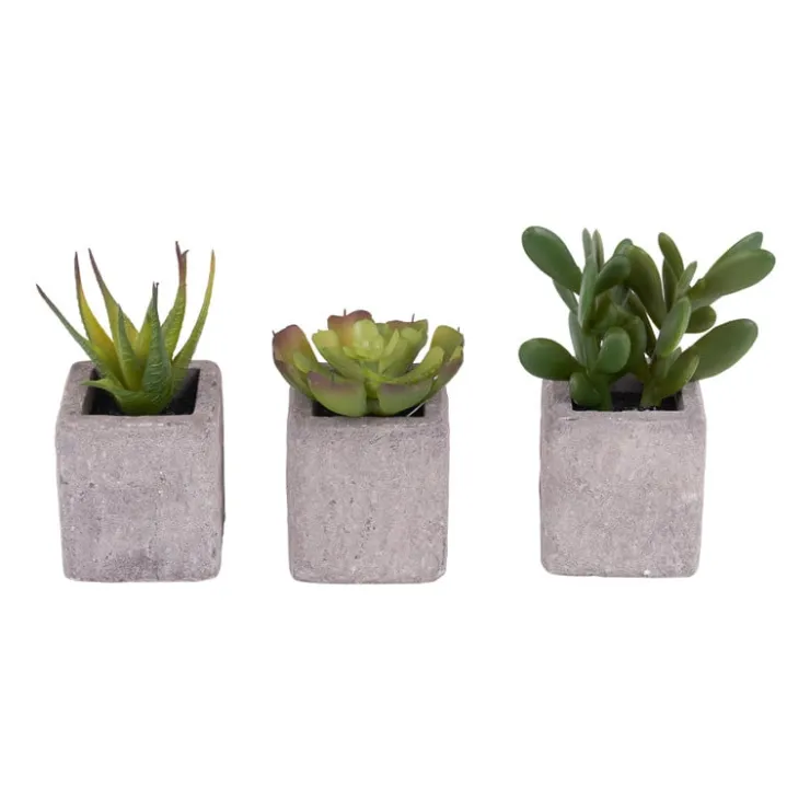 Xenos Kunstplantje in pot met magneet - diverse varianten- Kunstplanten