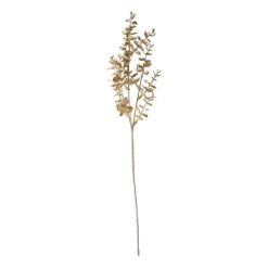 Xenos Kunsttak eucalyptus - goudkleurigkleurig - 56 cm- Kunstbloemen