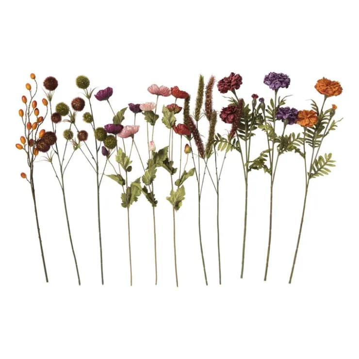 Xenos Kunsttak graan - groen - 63 cm- Kunstbloemen