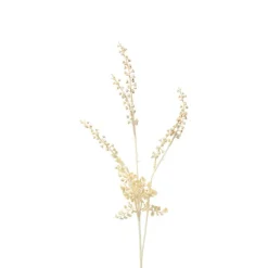 Xenos Kunsttak mini bolletjes - beige - 74 cm- Kunstbloemen