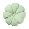 Xenos Kussen bloem - groen - ø42 cm- Kussens