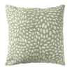 Xenos Kussen jacquard - wit/groen - 45X45 cm- Kussens