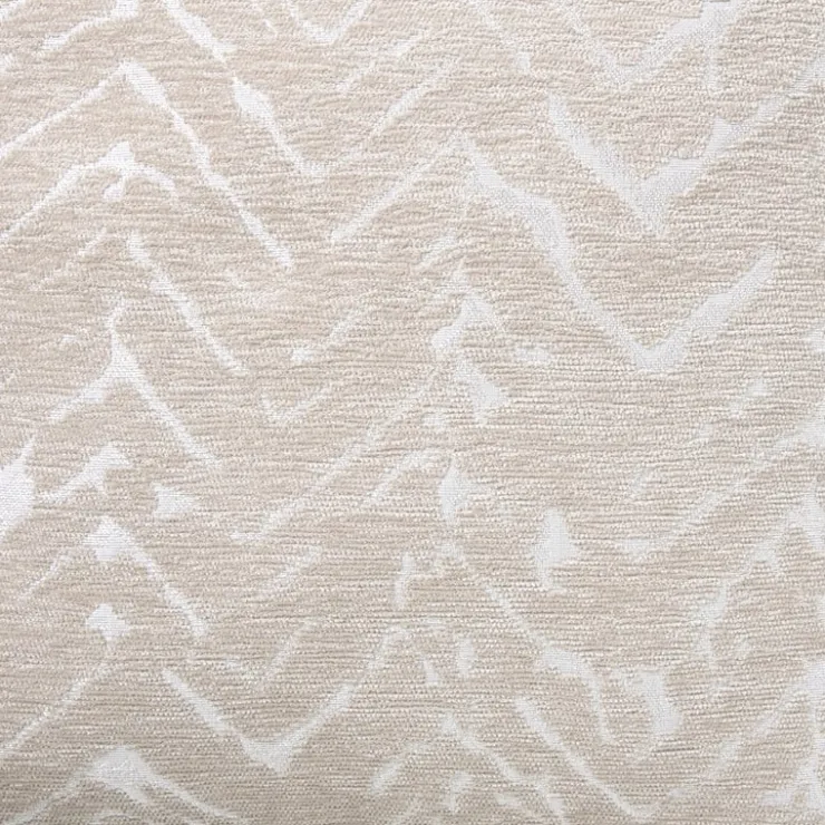 Xenos Kussen jacquard zigzag - beige - 45x45 cm- Kussens