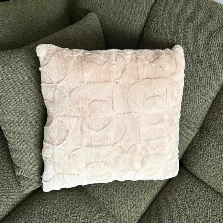 Xenos Kussen japandi - beige - 45x45 cm- Kussens