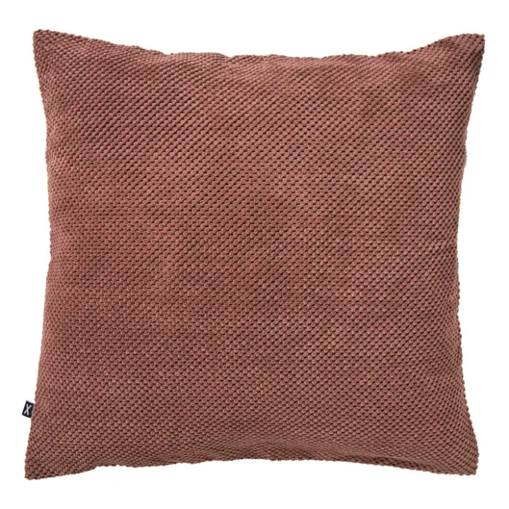 Xenos Kussen met blokjes - roze - 60x60 cm- Kussens