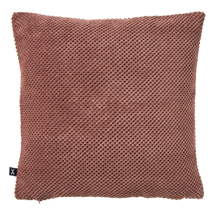 Xenos Kussen met blokjes - roze - 45x45 cm- Kussens