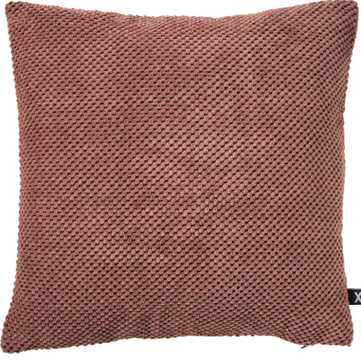 Xenos Kussen met blokjes - roze - 45x45 cm- Kussens