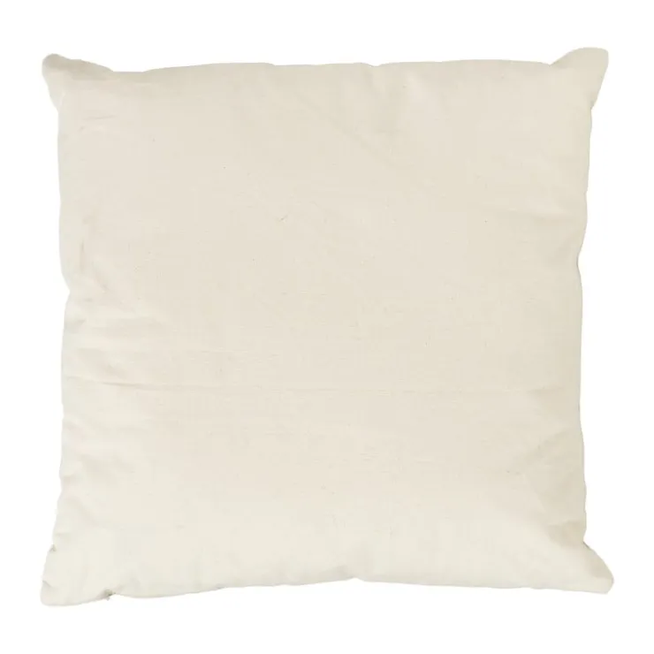 Xenos Kussen palmboom - beige/oranje - 43x43 cm- Kussens