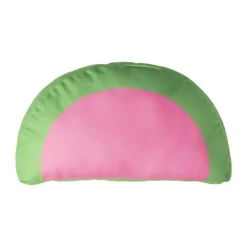 Xenos Kussen watermeloen - roze/groen -37x20 cm- Kussens