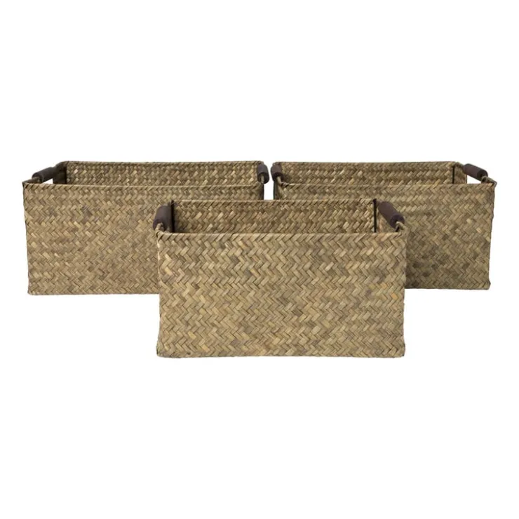 Xenos Lademand met handles Daan - 17x34x25 cm- Manden|Manden