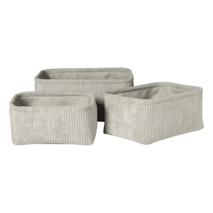 Xenos Lademand Vinz corduroy - 11x24x16 cm - diverse kleuren- Manden|Manden
