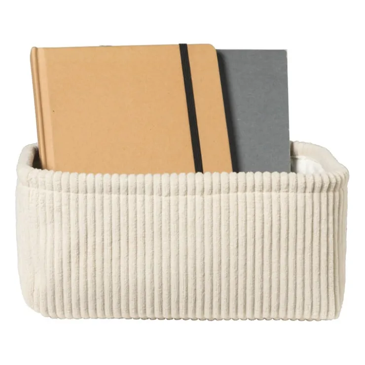 Xenos Lademand Vinz corduroy - 11x24x16 cm - diverse kleuren- Manden|Manden