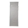 Xenos Lakenzak ultra light - lichtgrijs - 220x80x80 cm - 200 gram- Slaapzakken