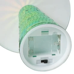 Xenos Lamp disco paddenstoel - groen - ø15x18 cm- Tafellampen