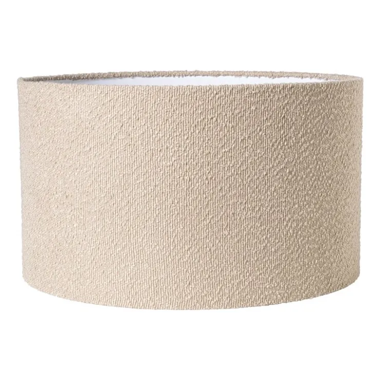 Xenos Lampenkap bouclé - beige - ø45x26 cm- Lampenkappen