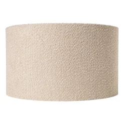 Xenos Lampenkap bouclé - beige - ø45x26 cm- Lampenkappen