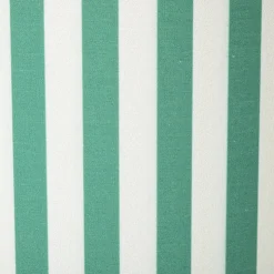 Xenos Lampenkap streep - groen/wit - ø24.5x17.5 cm- Lampenkappen